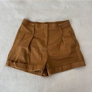 Sezane Brown Shorts